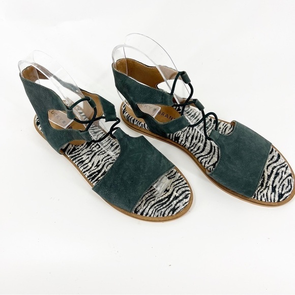 ✅ Lucky Brand Women's Feray Flat Sandal GREEN SIZE 7 - Picture 10 of 10